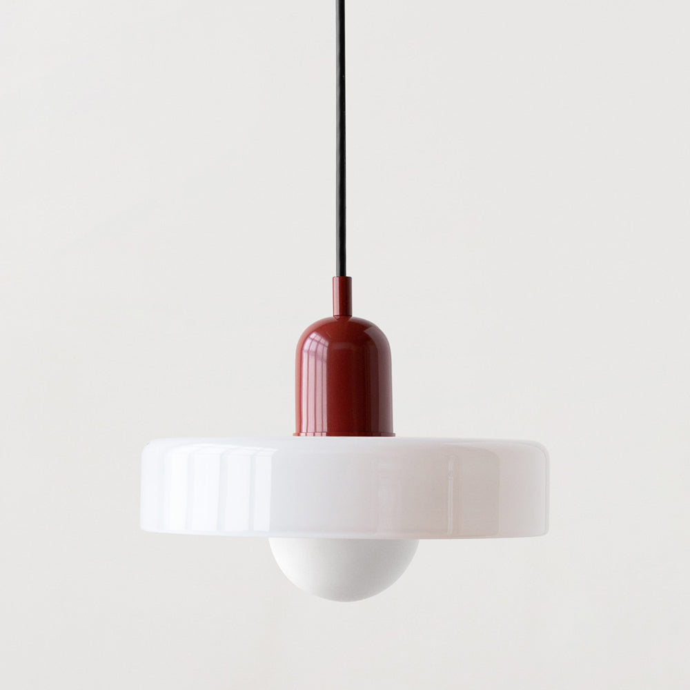 Linear Pendant Ceiling Light Glass Shade