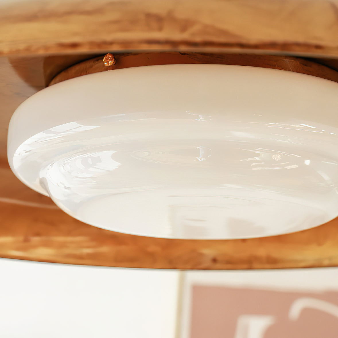 Open Disc Flush Mount Ceiling Light