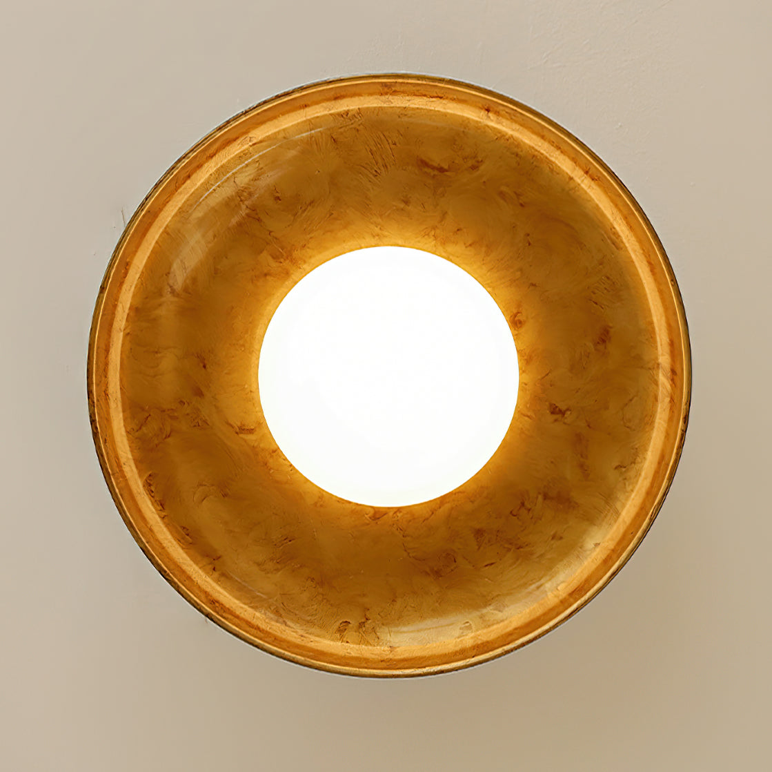 Open Disc Flush Mount Ceiling Light