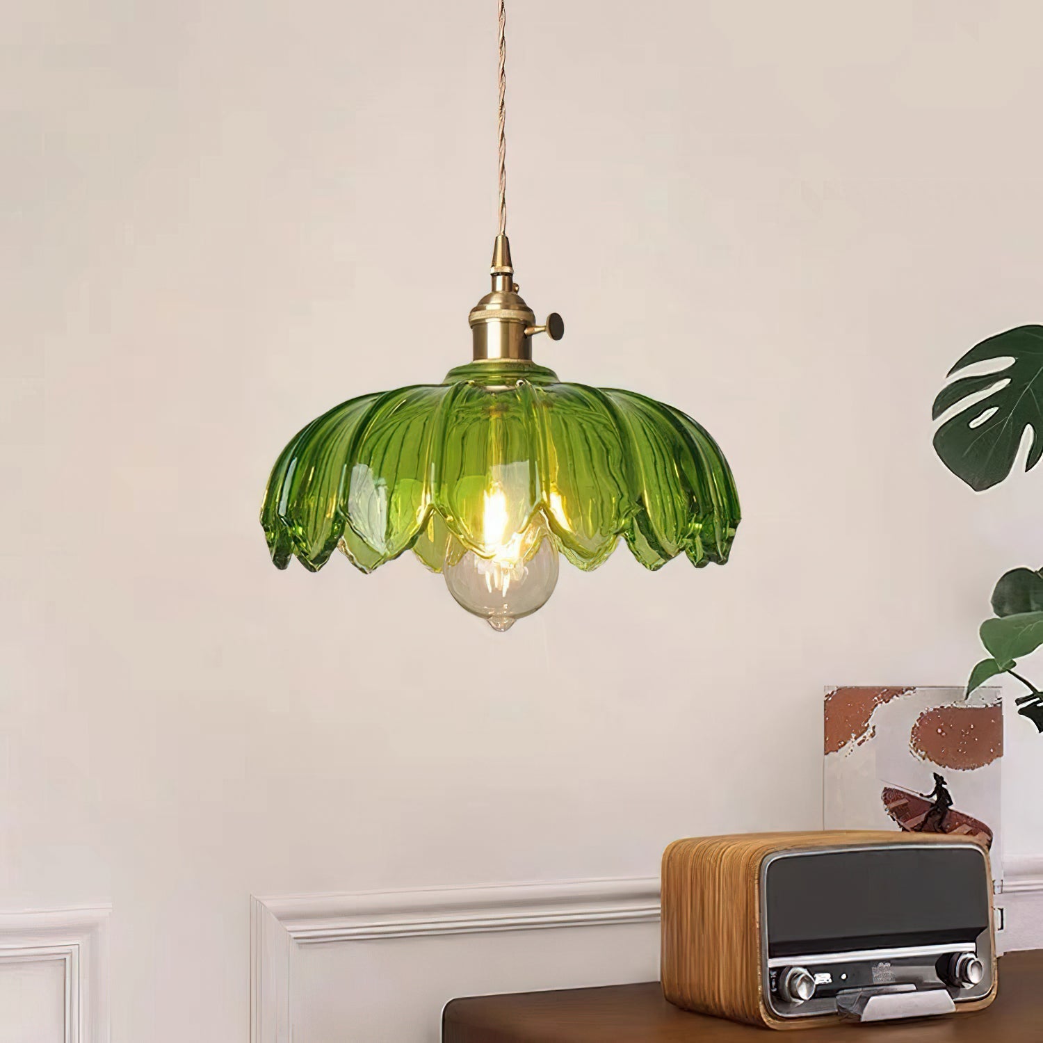 Glass Shade Pendant Ceiling Light