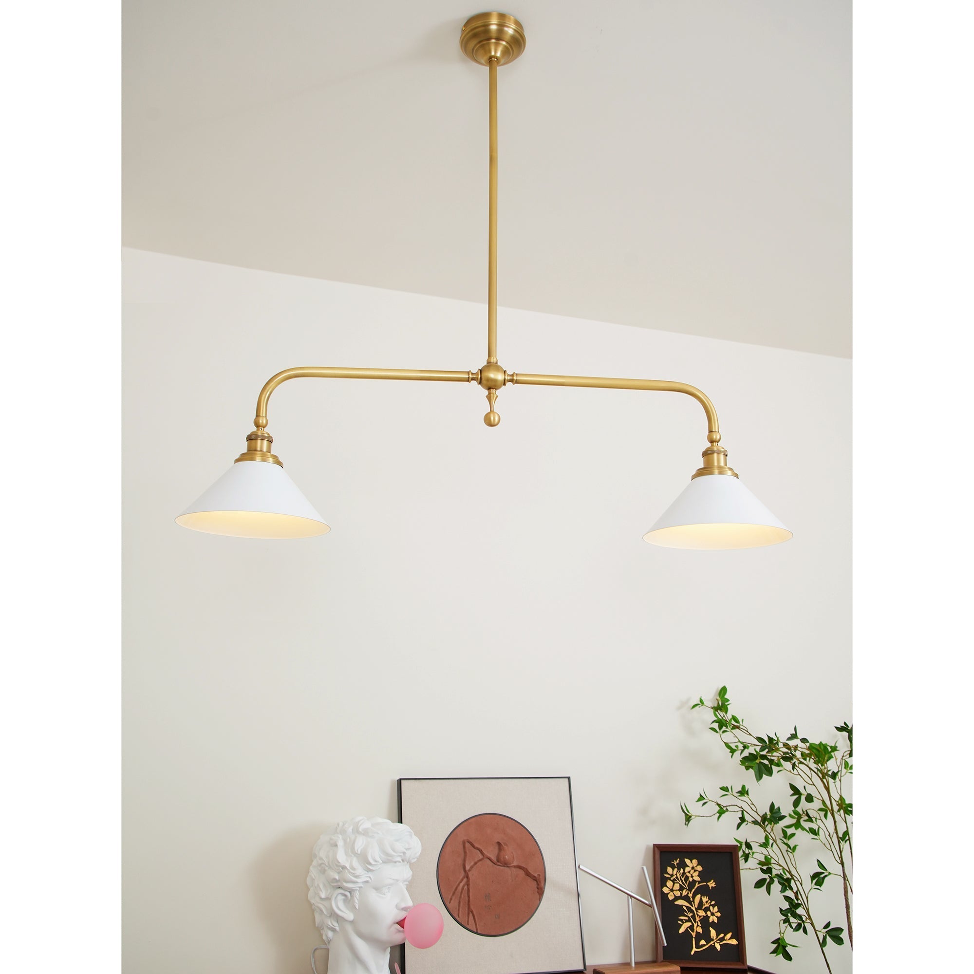 Adjustable Height Pendant Ceiling Light
