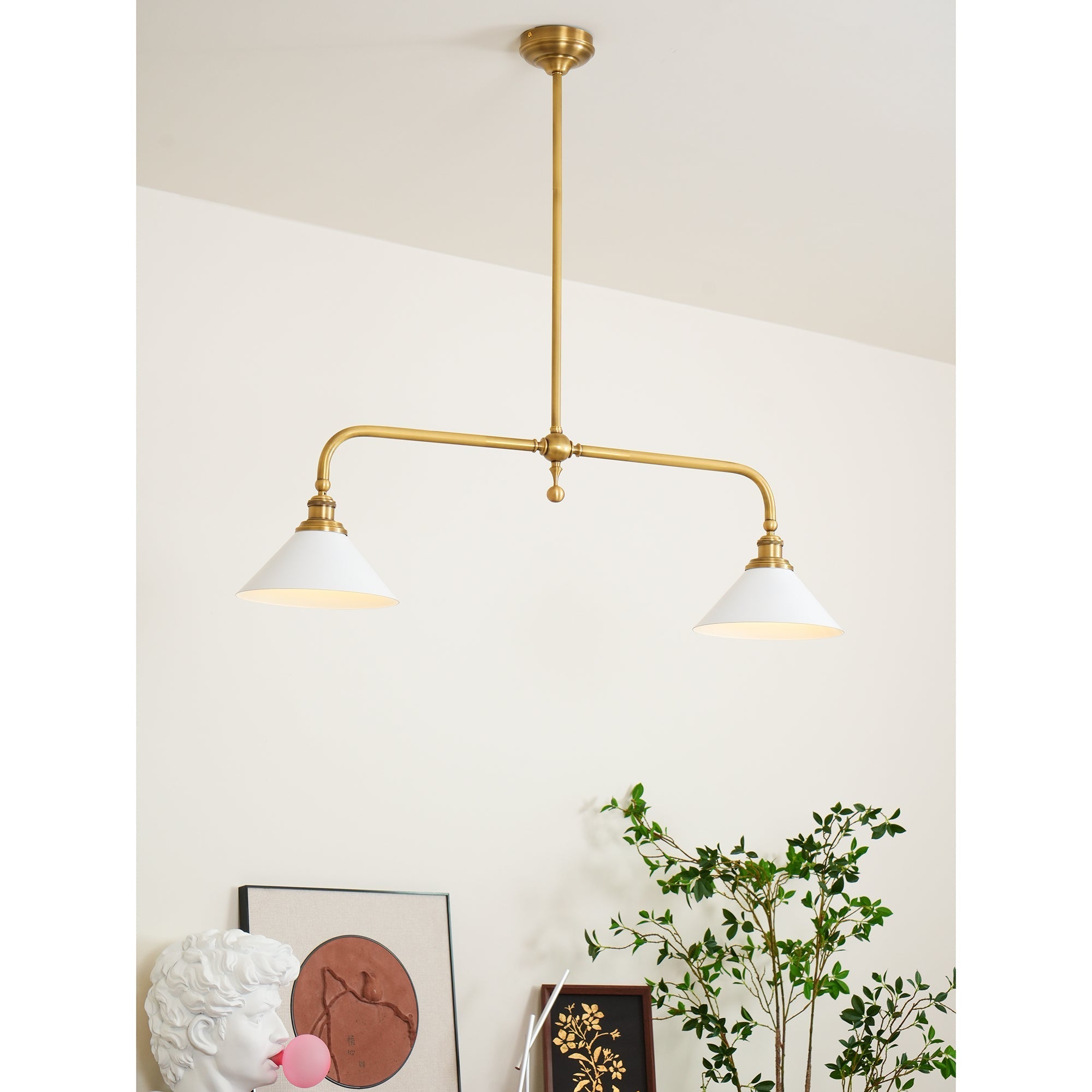 Adjustable Height Pendant Ceiling Light