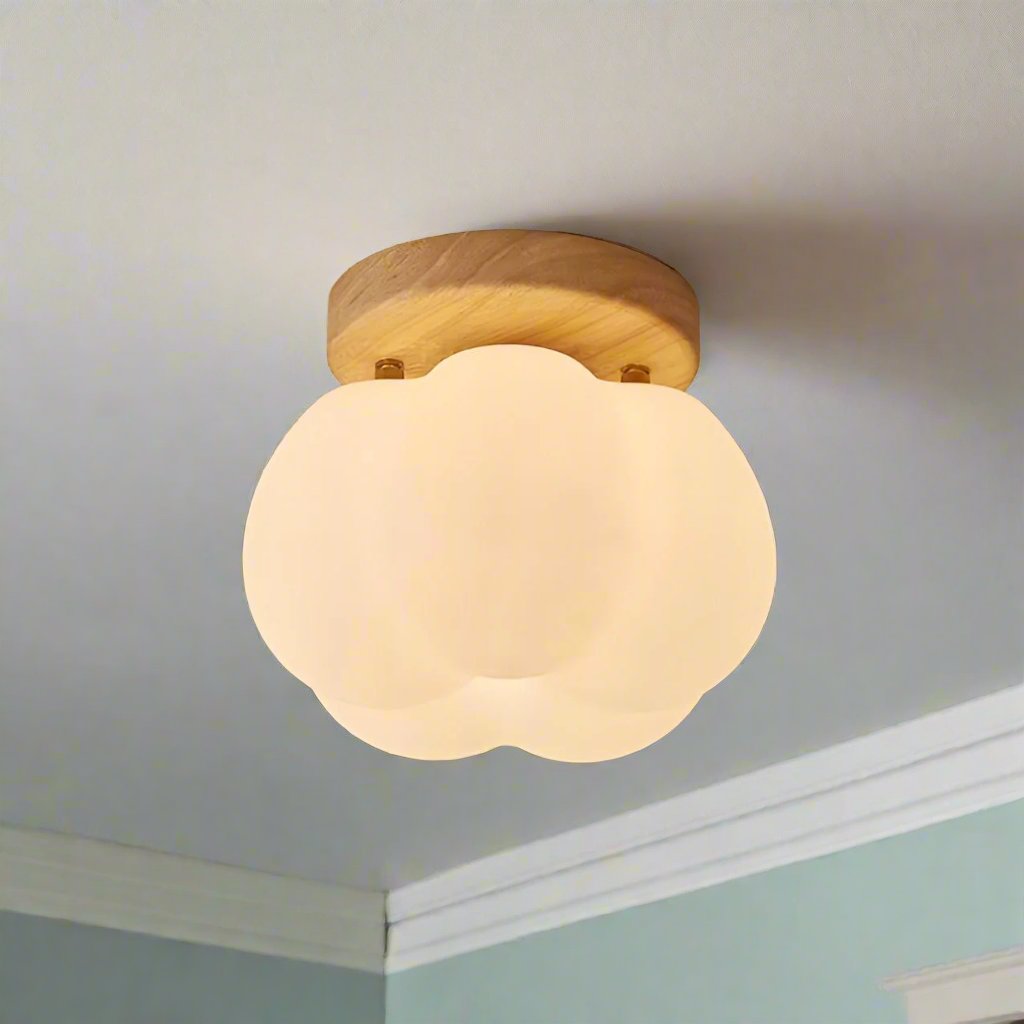 Cloud-Shaped Flush Mount Ceiling Lamp