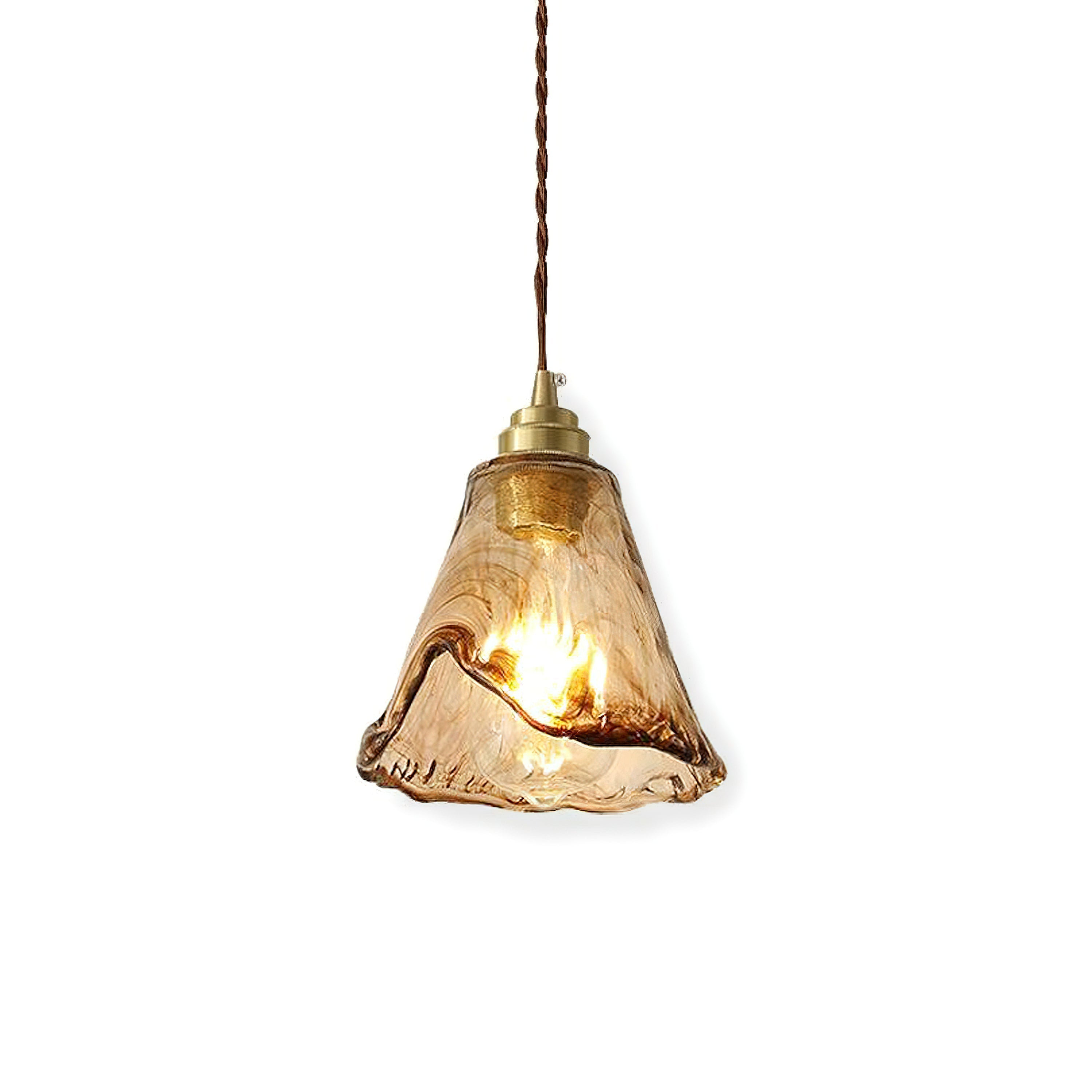 Textured Adjustable Pendant Ceiling Light