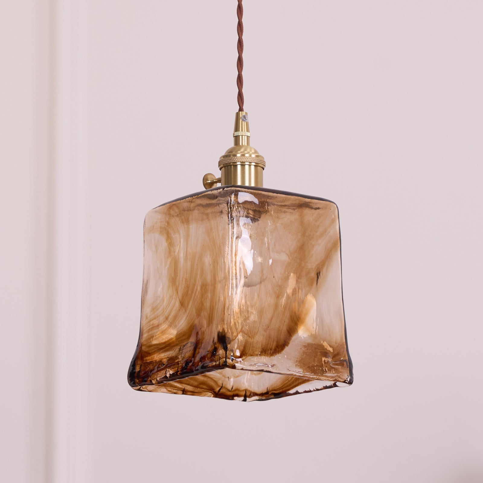 Textured Adjustable Pendant Ceiling Light