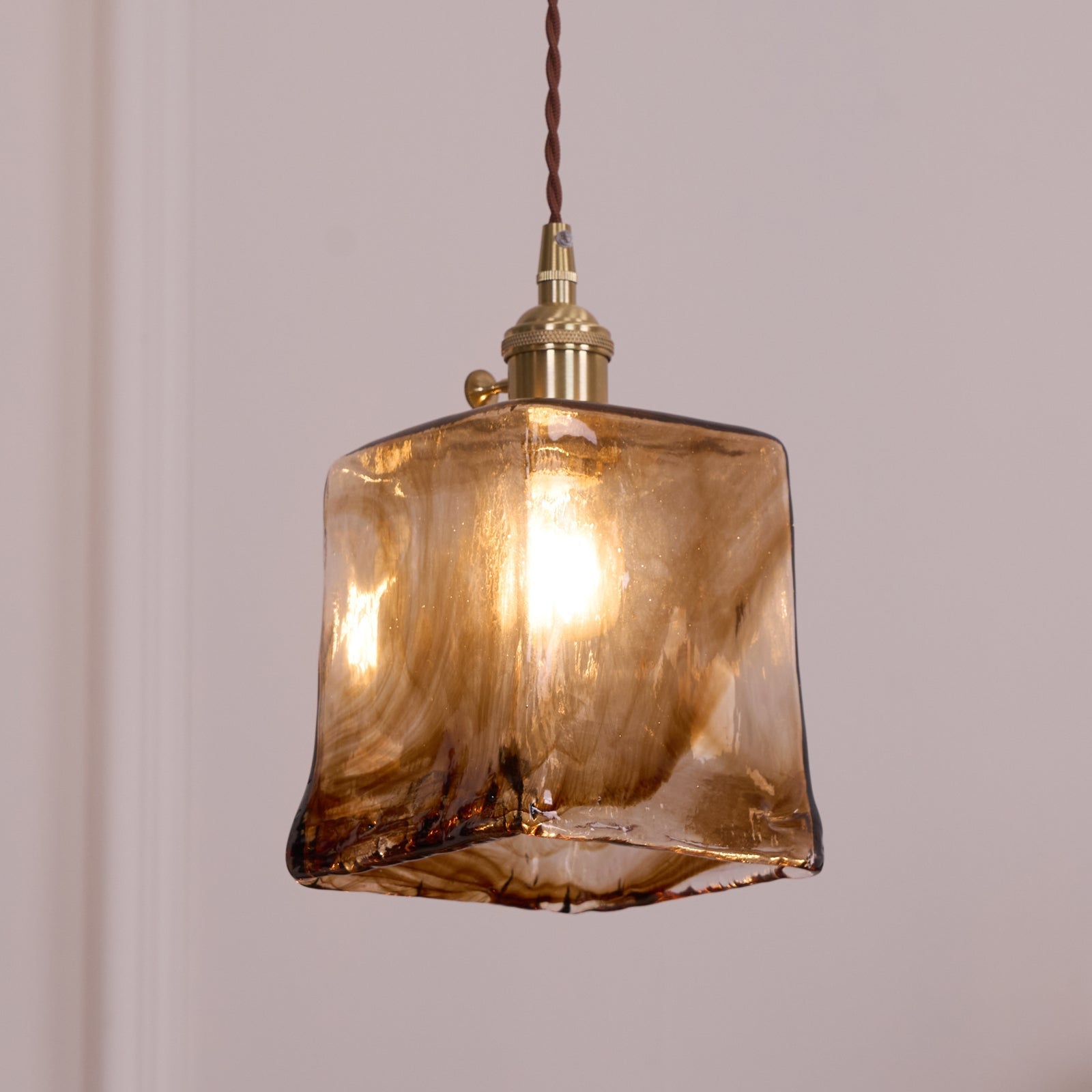Textured Adjustable Pendant Ceiling Light