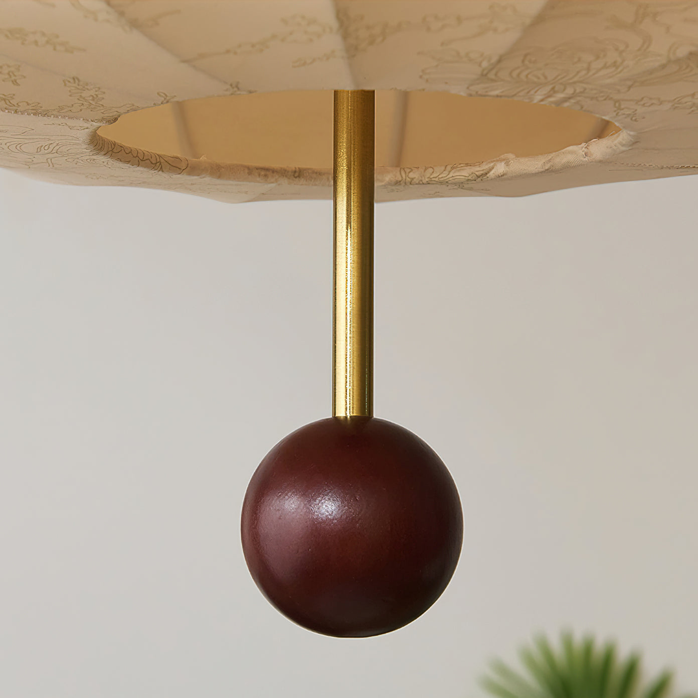 Beaded Round Pendant Ceiling Light