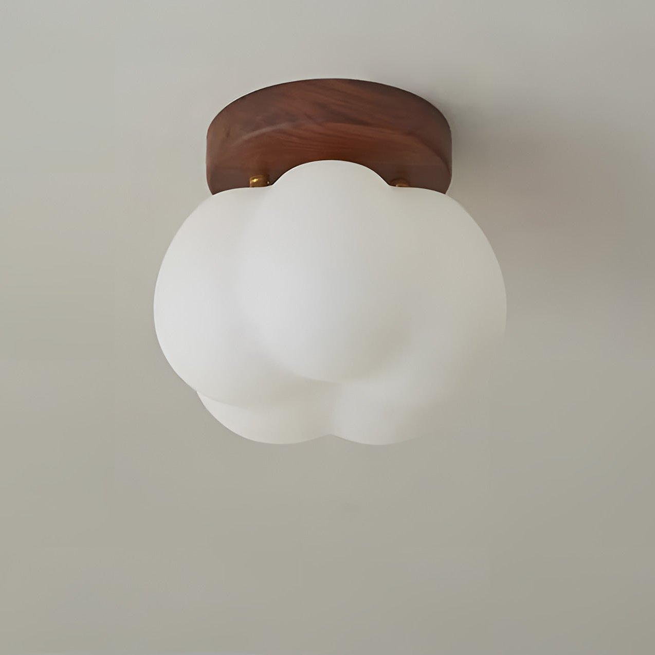 Cloud-Shaped Flush Mount Ceiling Lamp
