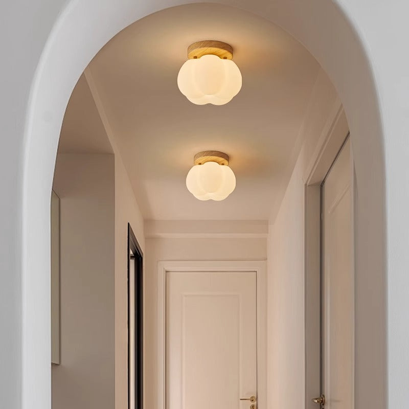 Cloud-Shaped Flush Mount Ceiling Lamp