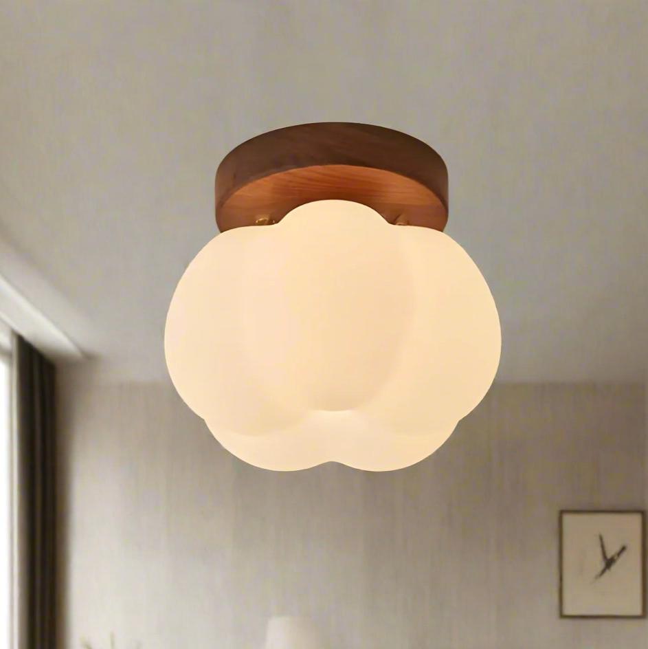 Cloud-Shaped Flush Mount Ceiling Lamp
