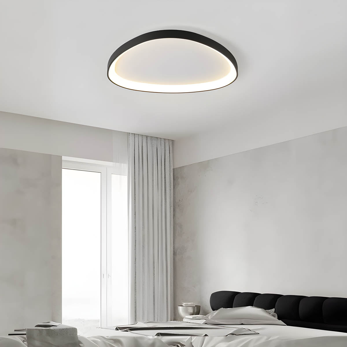 Slim Disc Flush Mount Ceiling Lamp