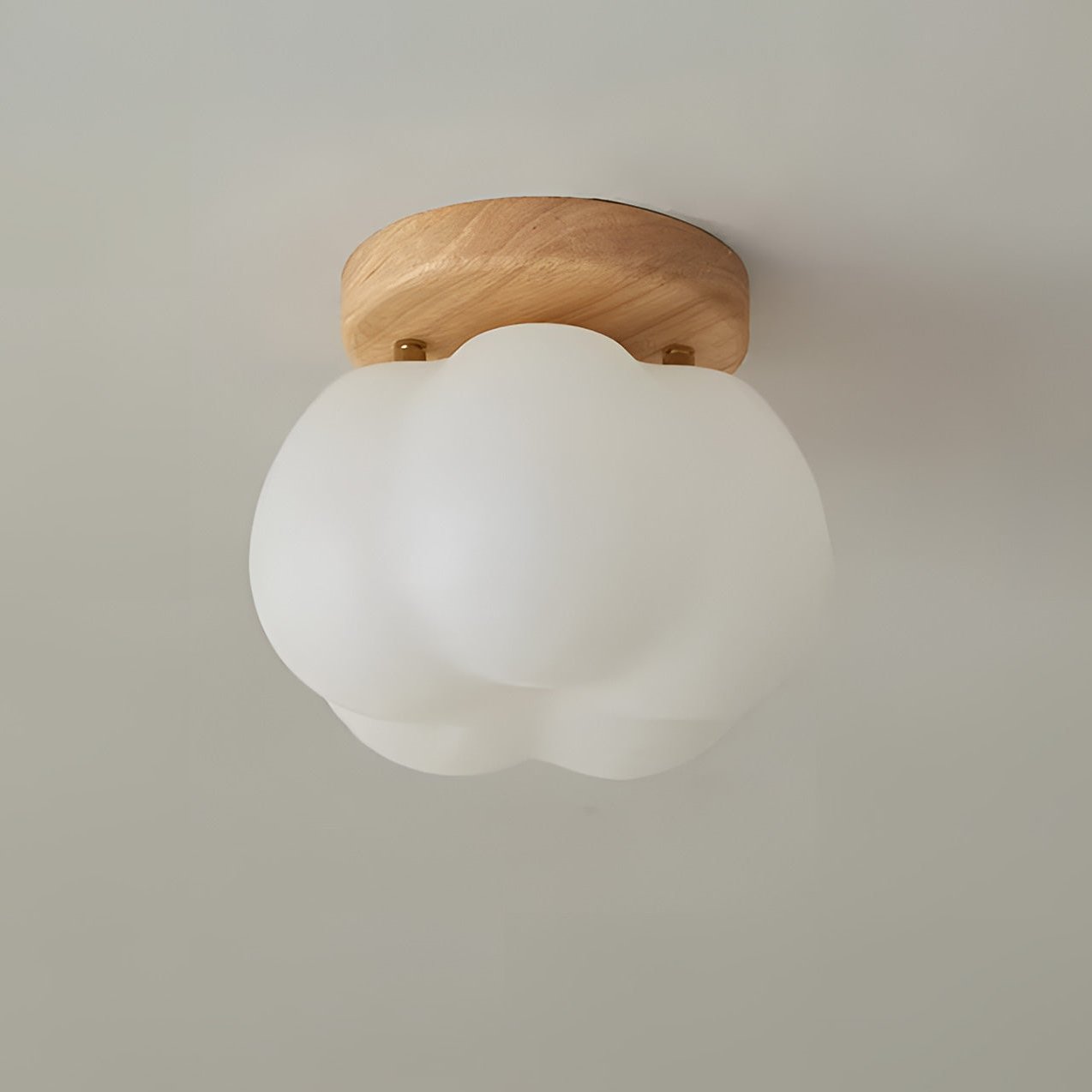 Cloud-Shaped Flush Mount Ceiling Lamp