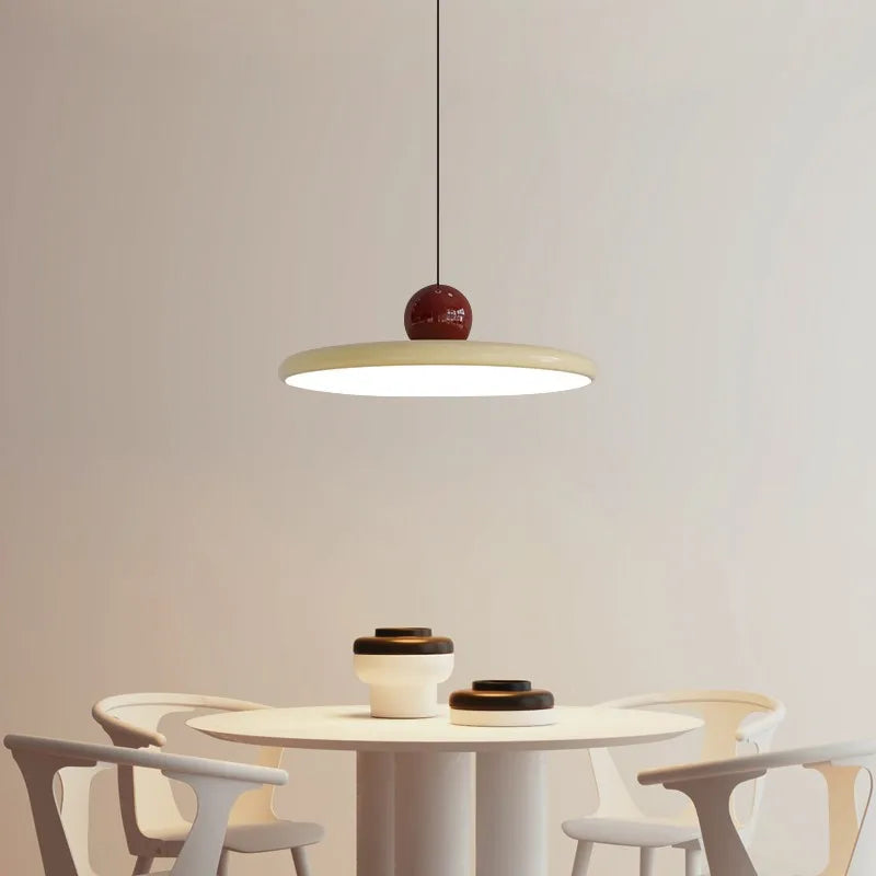 Rounded Disc Pendant Ceiling Lamp