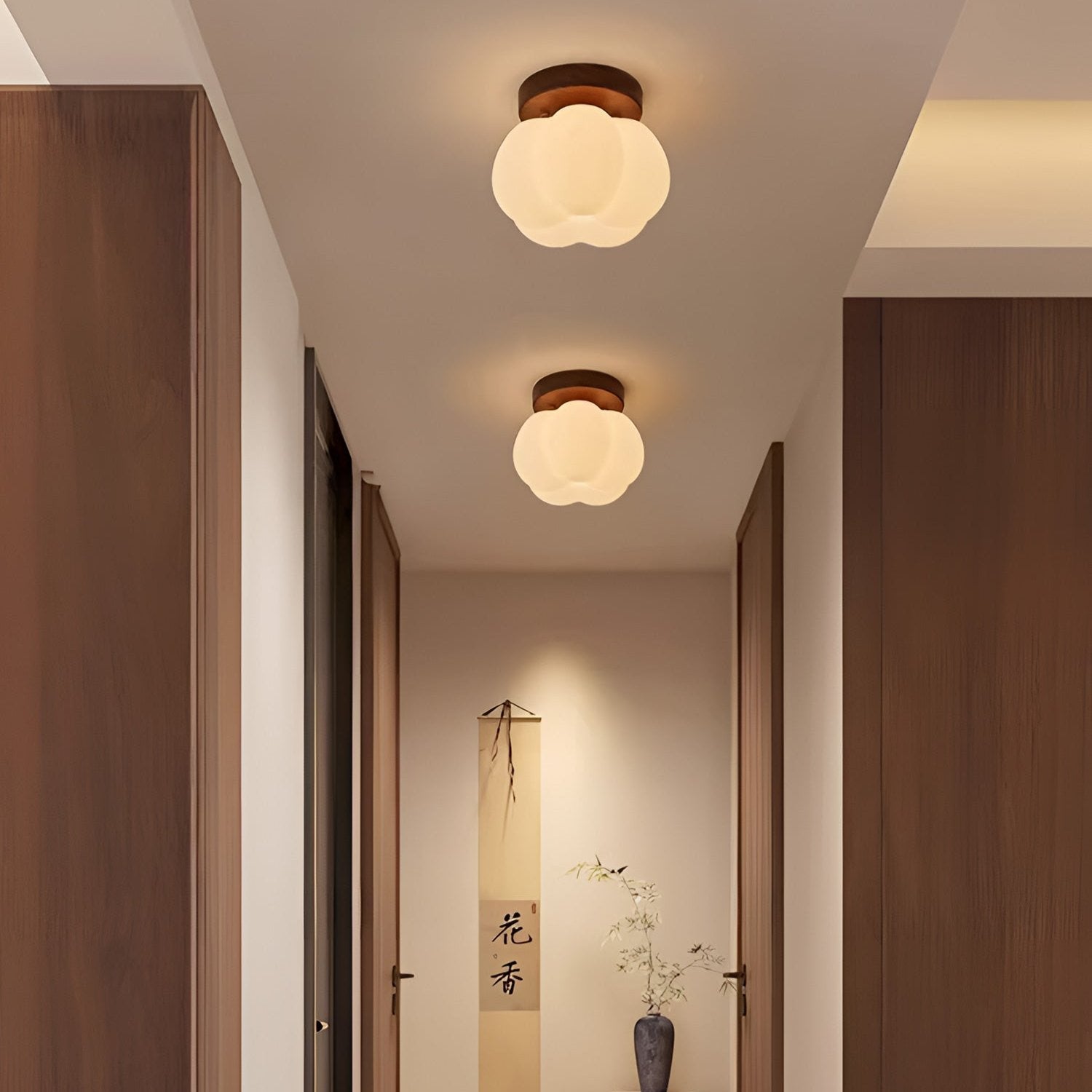 Cloud-Shaped Flush Mount Ceiling Lamp
