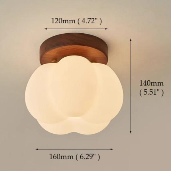 Cloud-Shaped Flush Mount Ceiling Lamp
