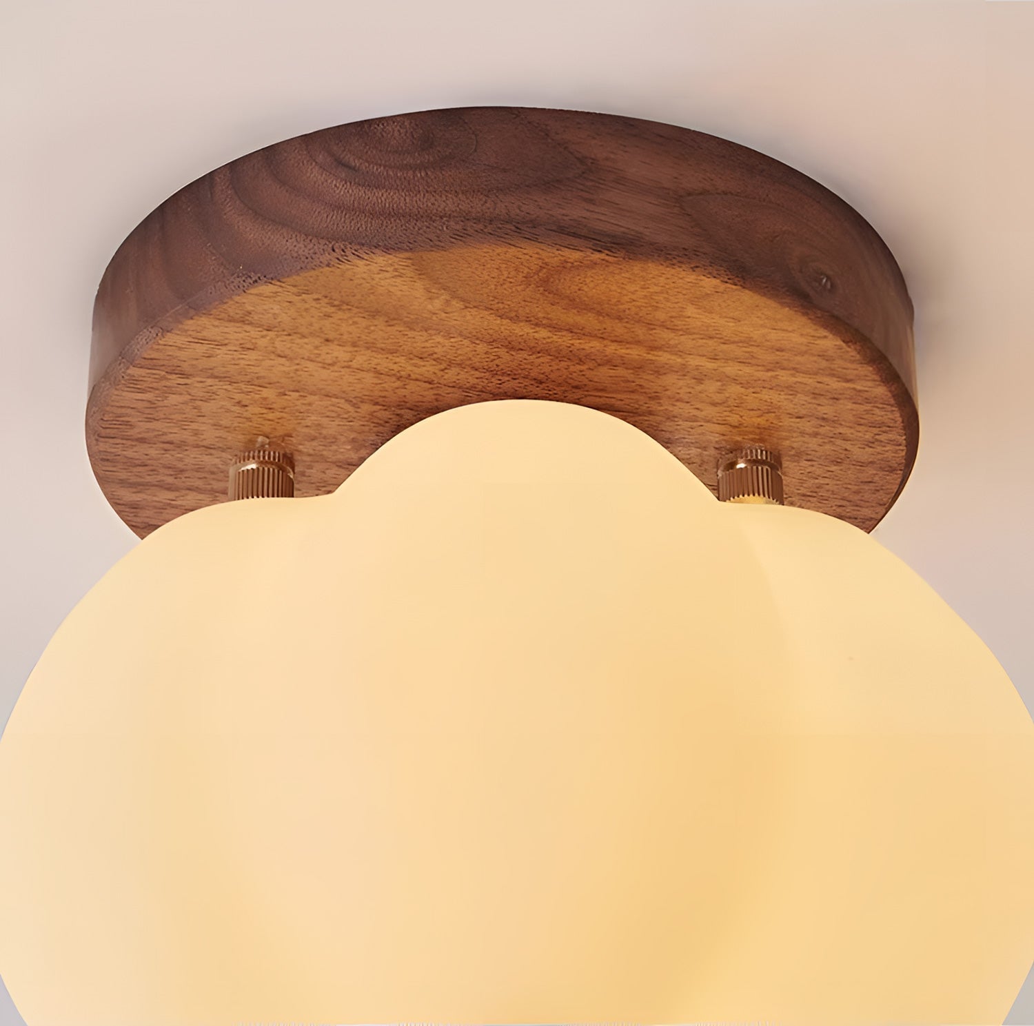 Cloud-Shaped Flush Mount Ceiling Lamp