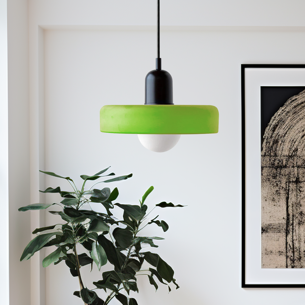 Linear Pendant Ceiling Light Glass Shade