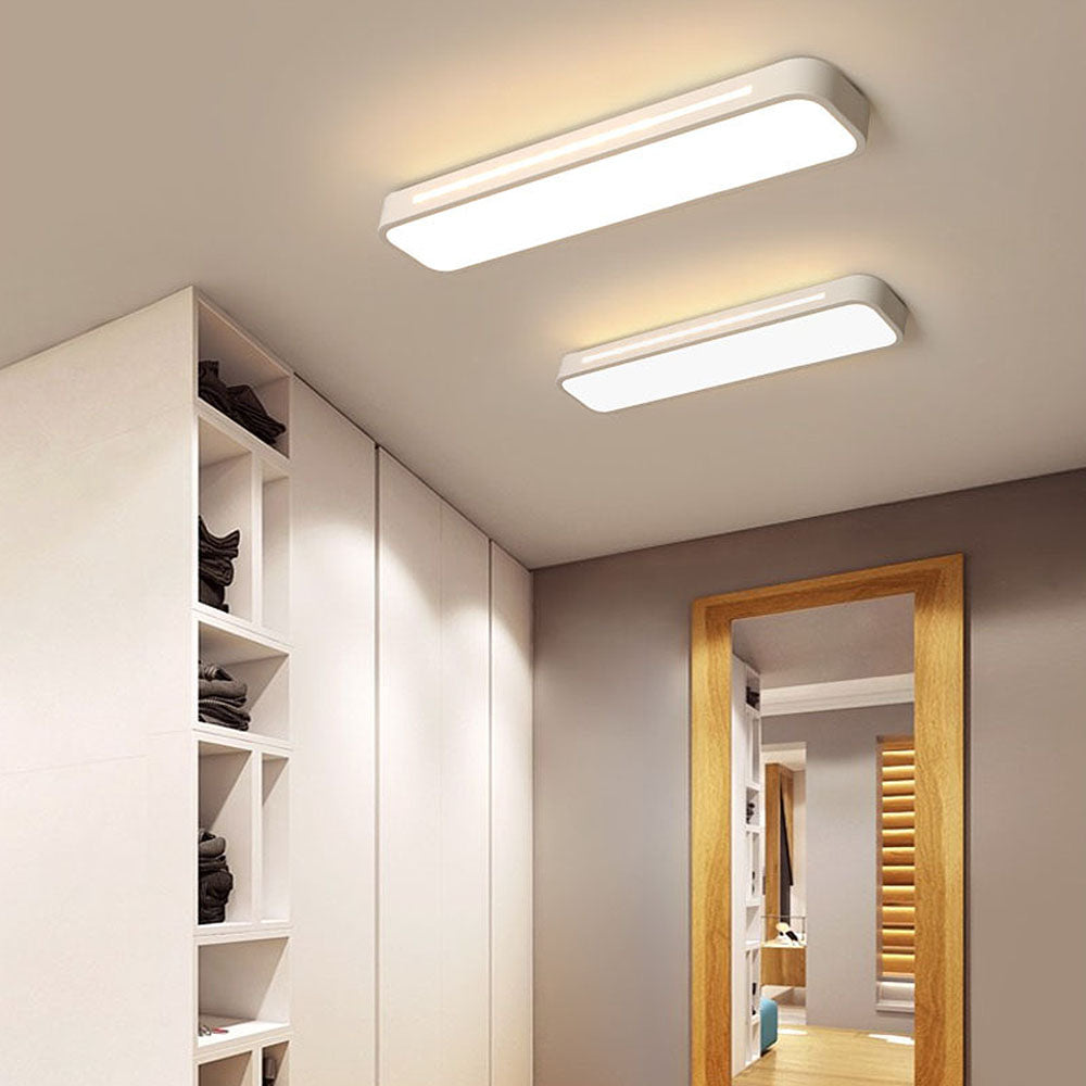 Flush Mount Rectangular Ceiling Light