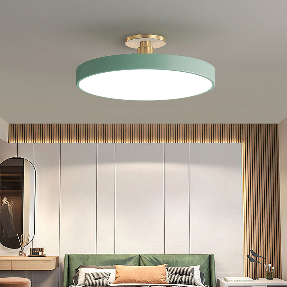 Semi Flush Ceiling Light Dimmable Lighting