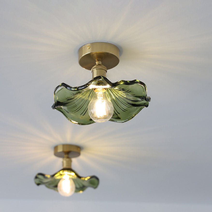 Flush Mount Petal-Shaped Ceiling Lamp