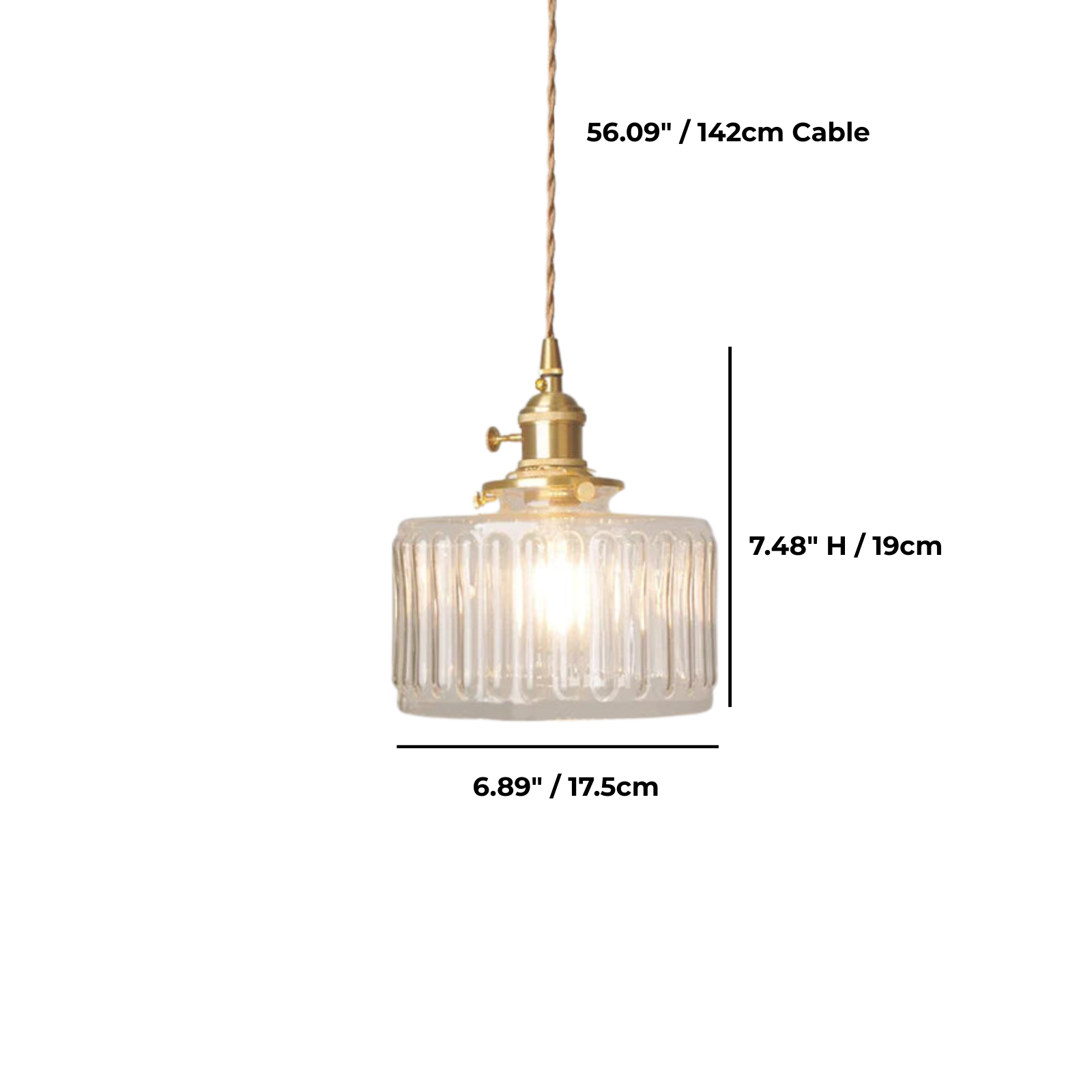 Linear Pendant Ceiling Light Ring Design