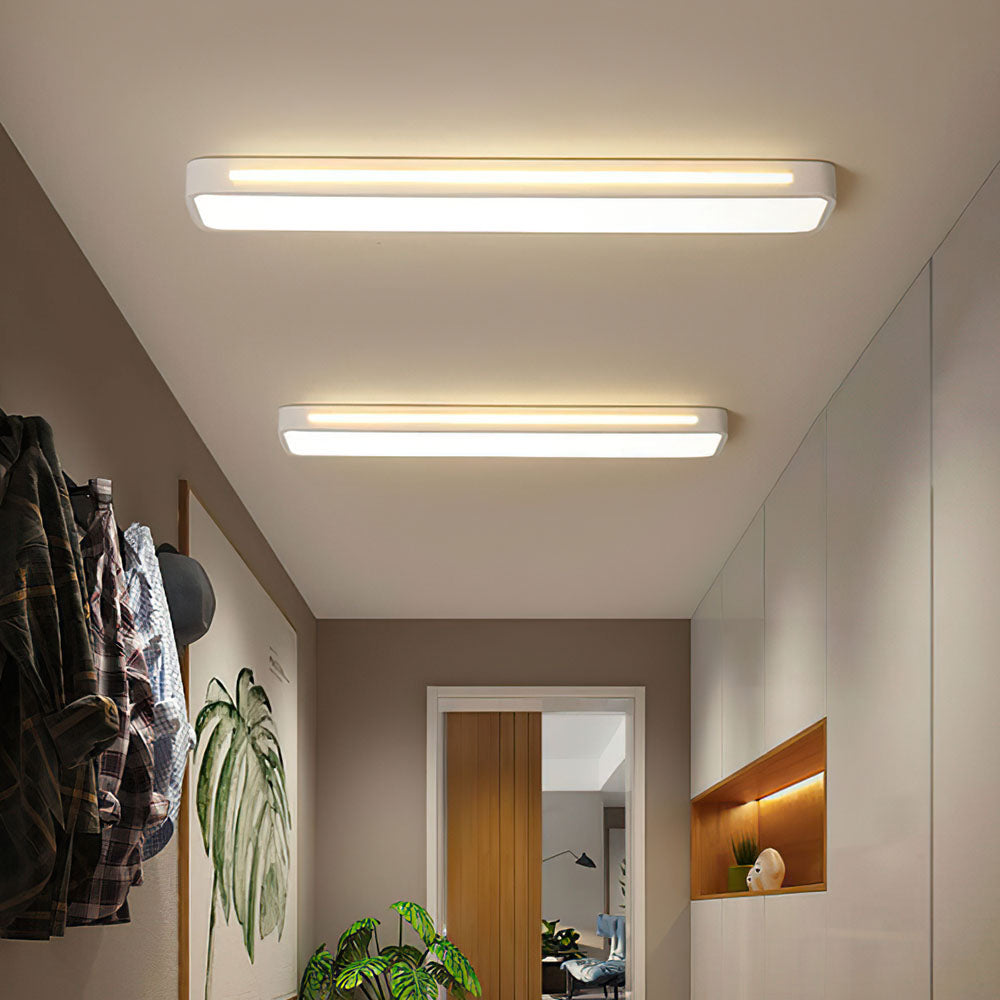 Flush Mount Rectangular Ceiling Light
