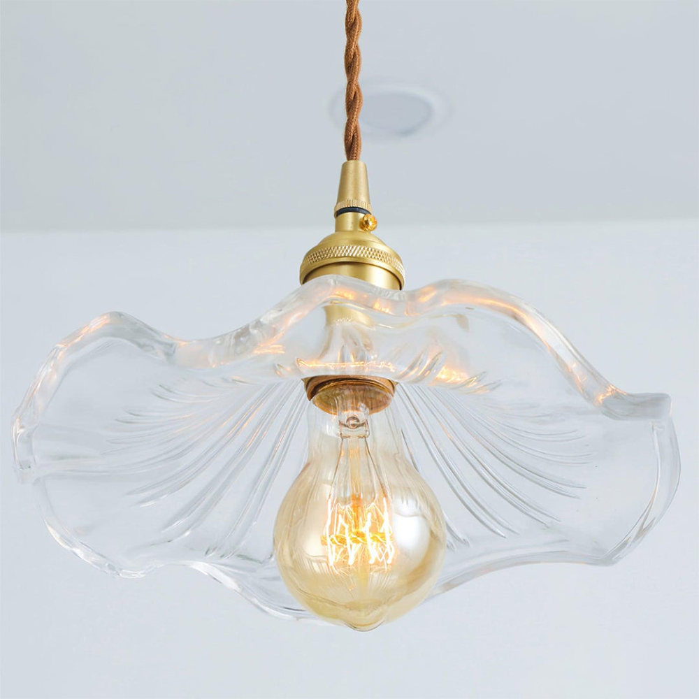 Ceiling Mounted Pendant Ceiling Light Glass Shade