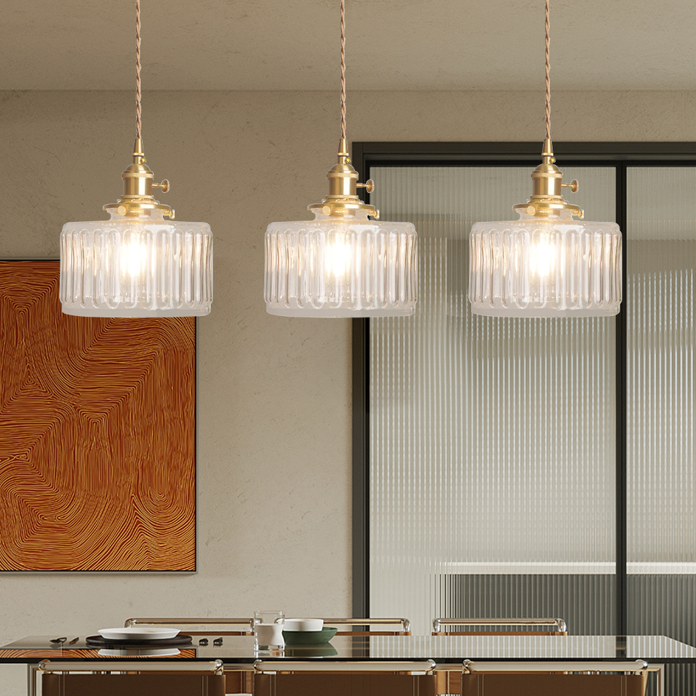 Linear Pendant Ceiling Light Ring Design