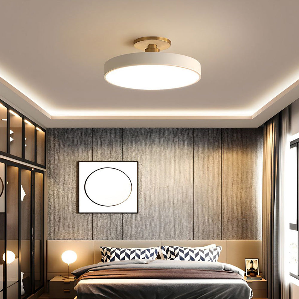 Semi Flush Ceiling Light Dimmable Lighting