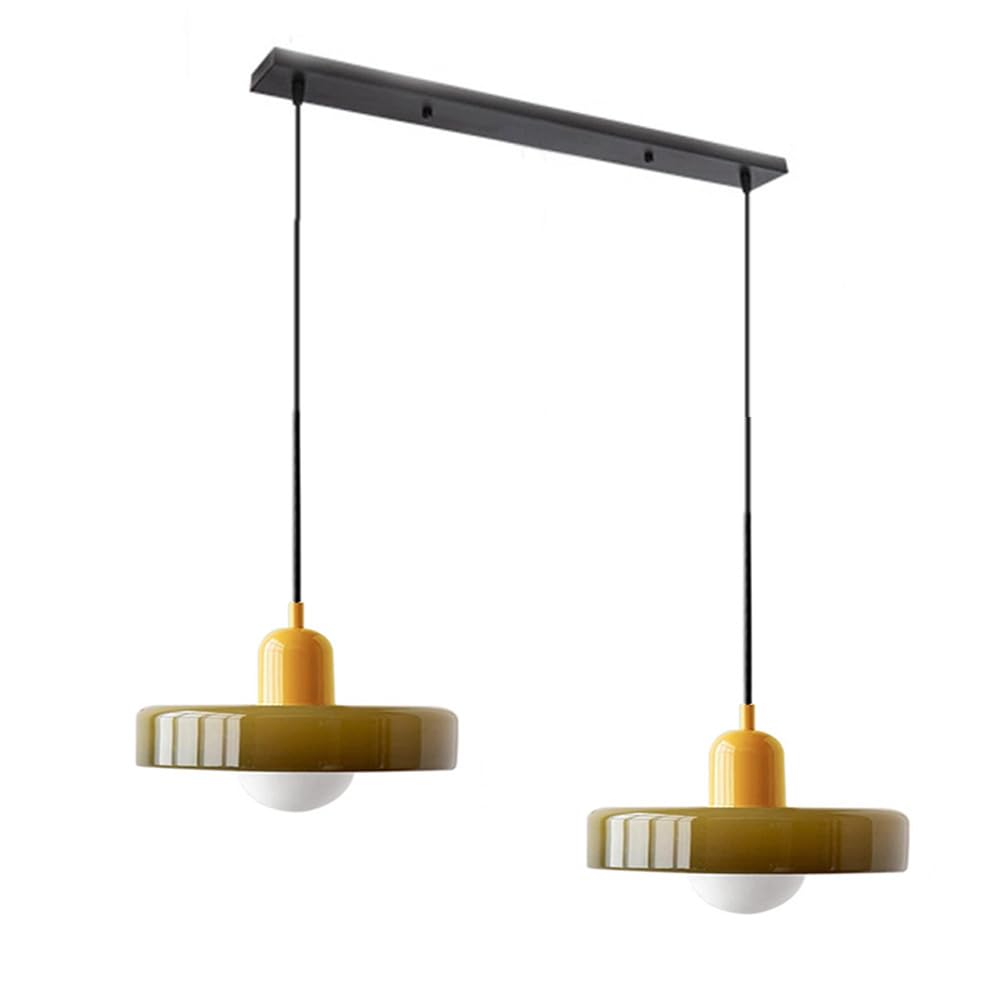 Twin Plate Shade Pendant Ceiling Lamp