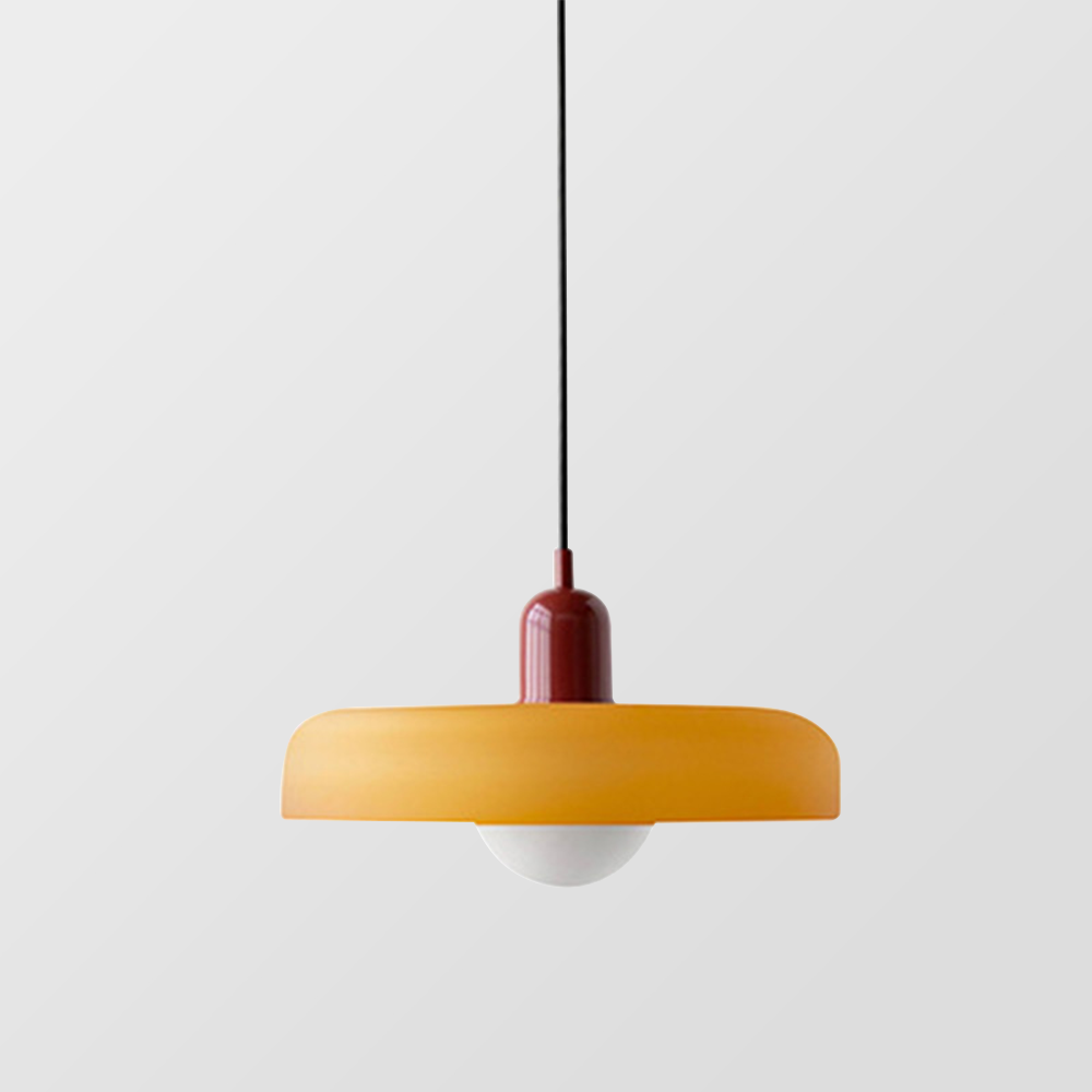 Linear Pendant Ceiling Light Glass Shade