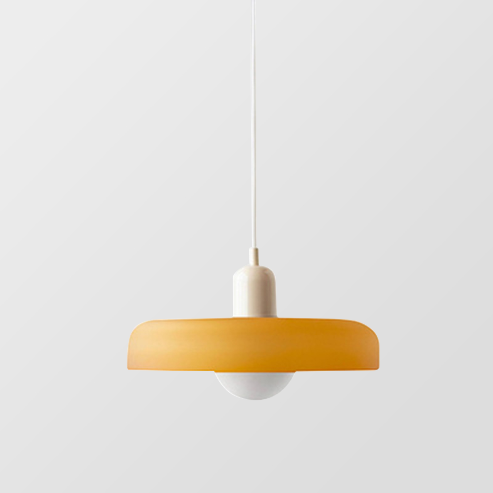 Linear Pendant Ceiling Light Glass Shade