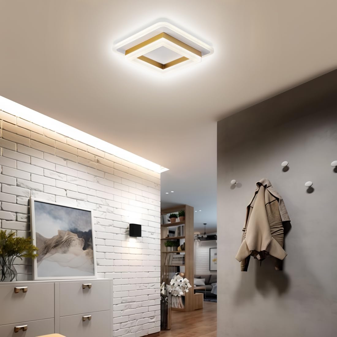 Flush Mount Ceiling Light Dimmable Lighting