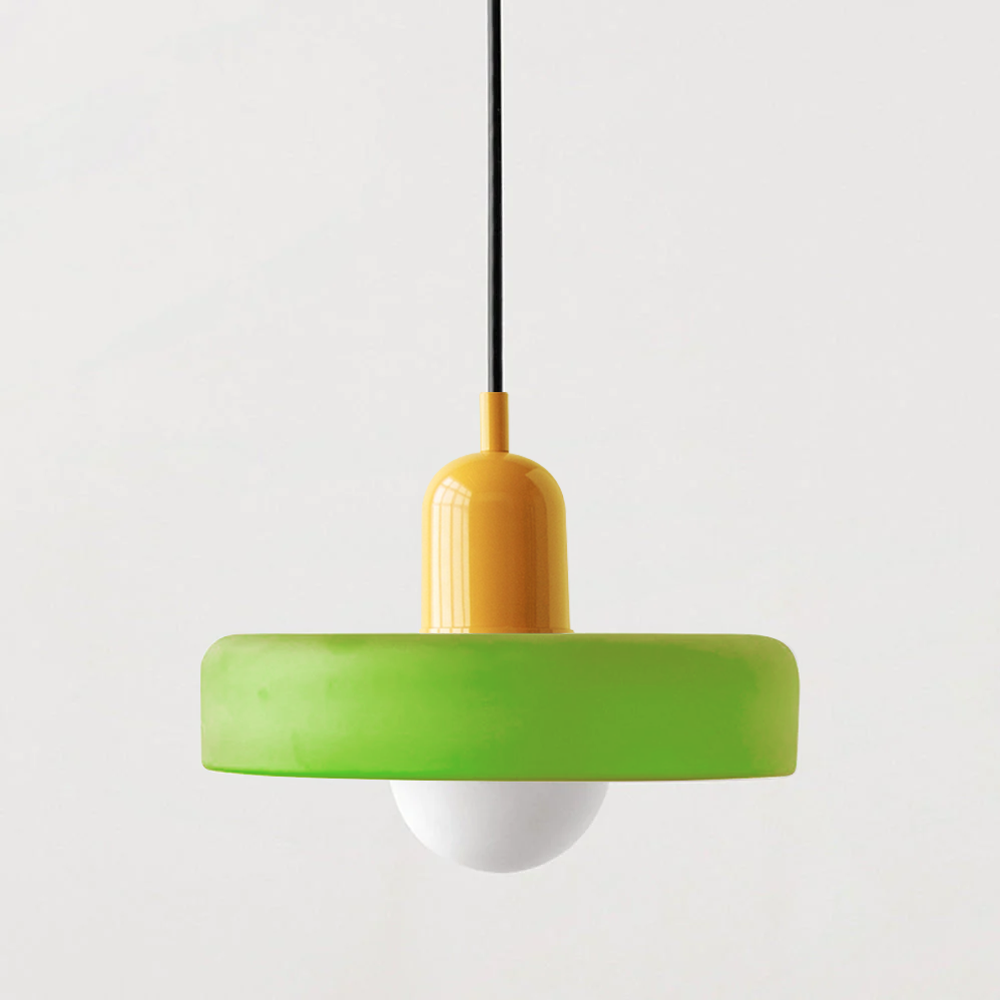 Linear Pendant Ceiling Light Glass Shade