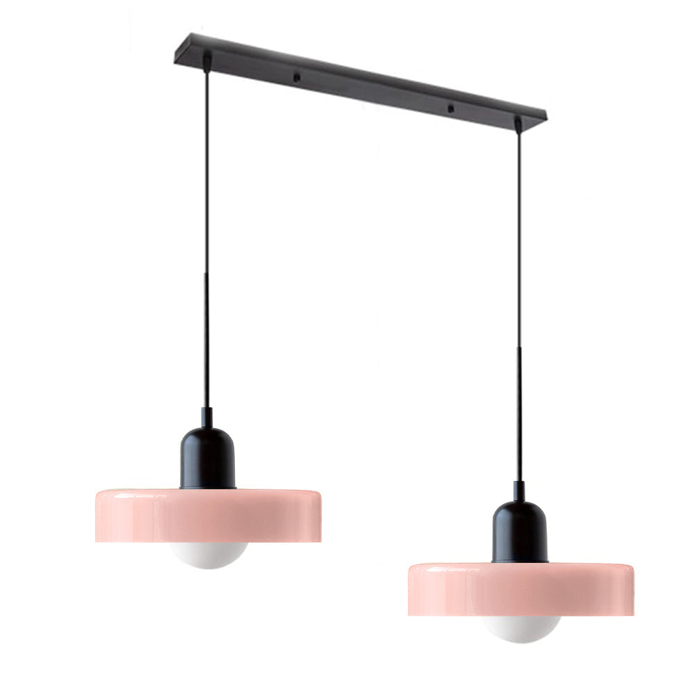 Twin Plate Shade Pendant Ceiling Lamp