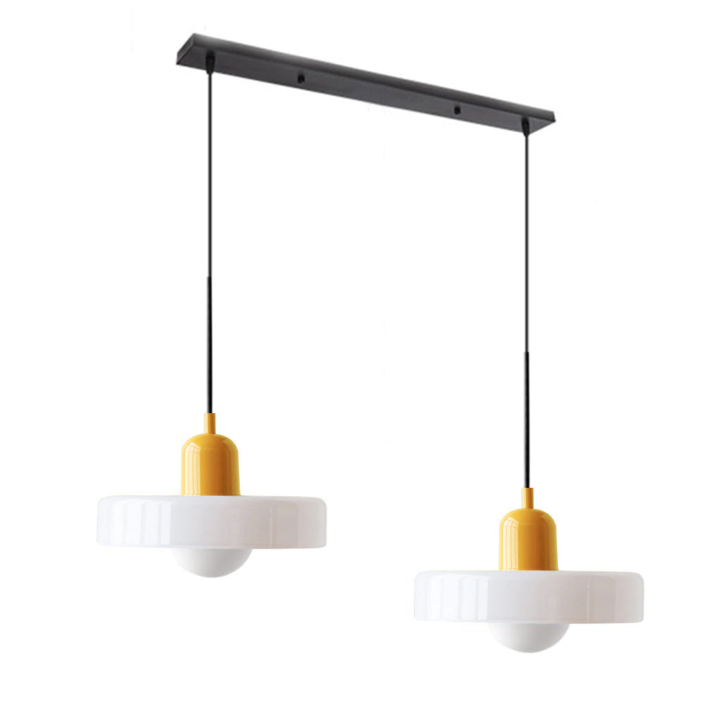 Twin Plate Shade Pendant Ceiling Lamp