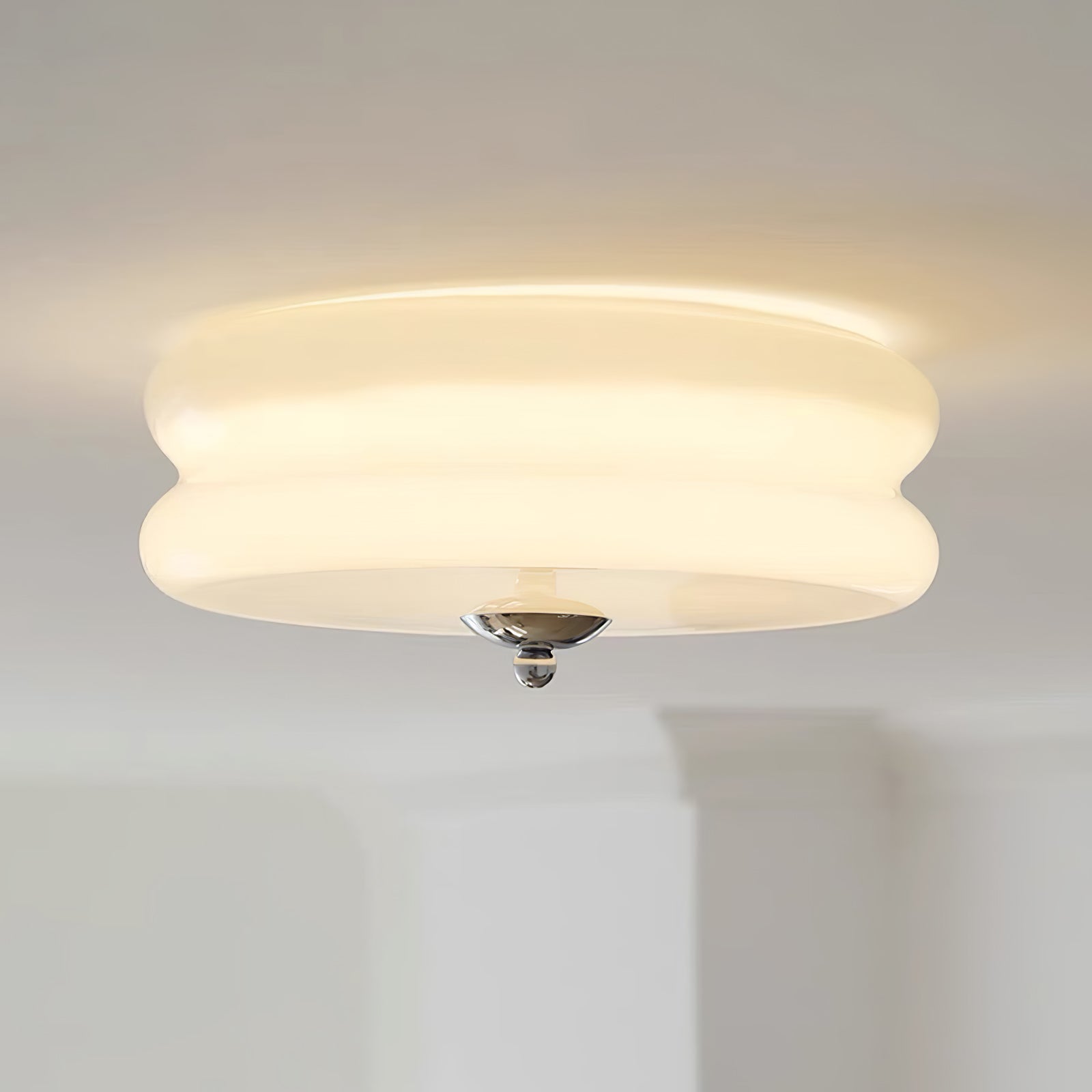 Flush Mount Dimmable Round Ceiling Light