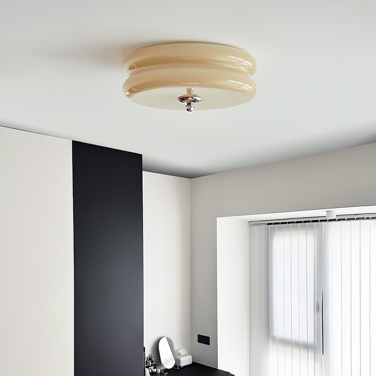 Flush Mount Dimmable Round Ceiling Light