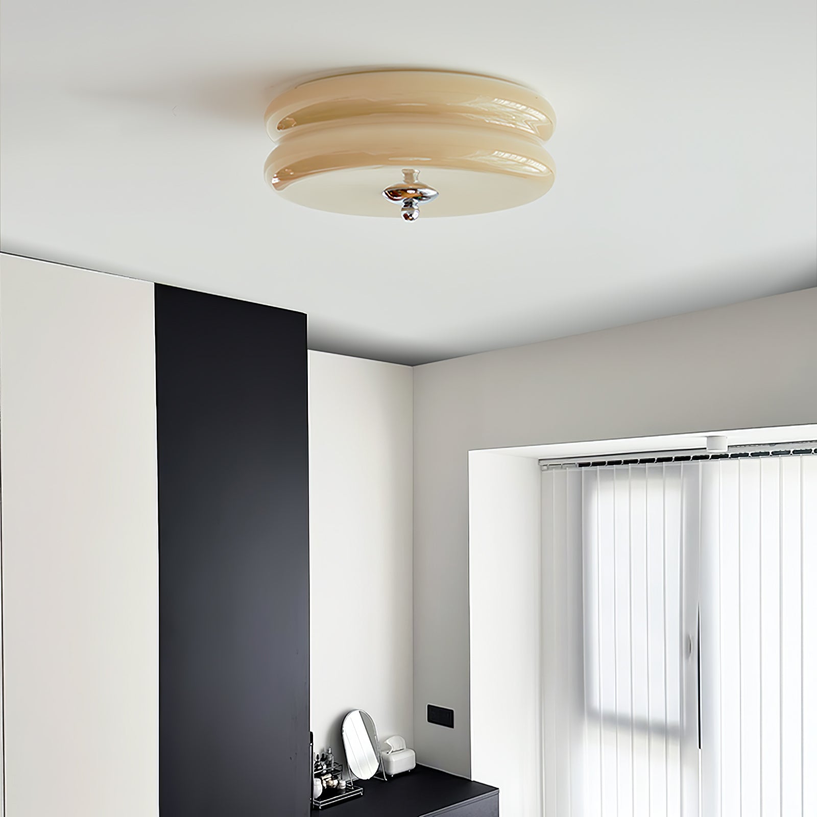 Flush Mount Dimmable Round Ceiling Light