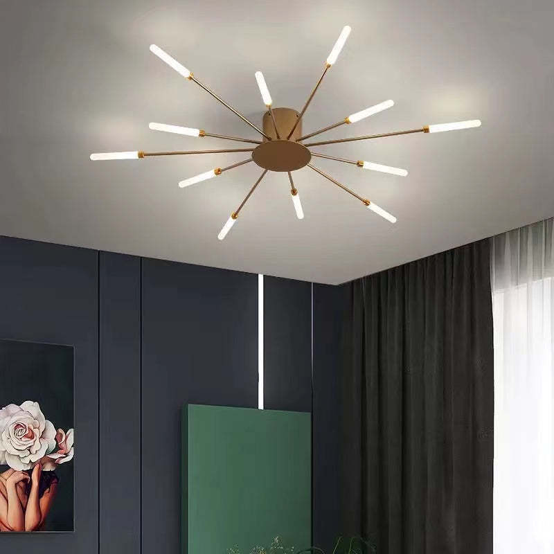 Starburst Radial Flush Mount Ceiling Lamp