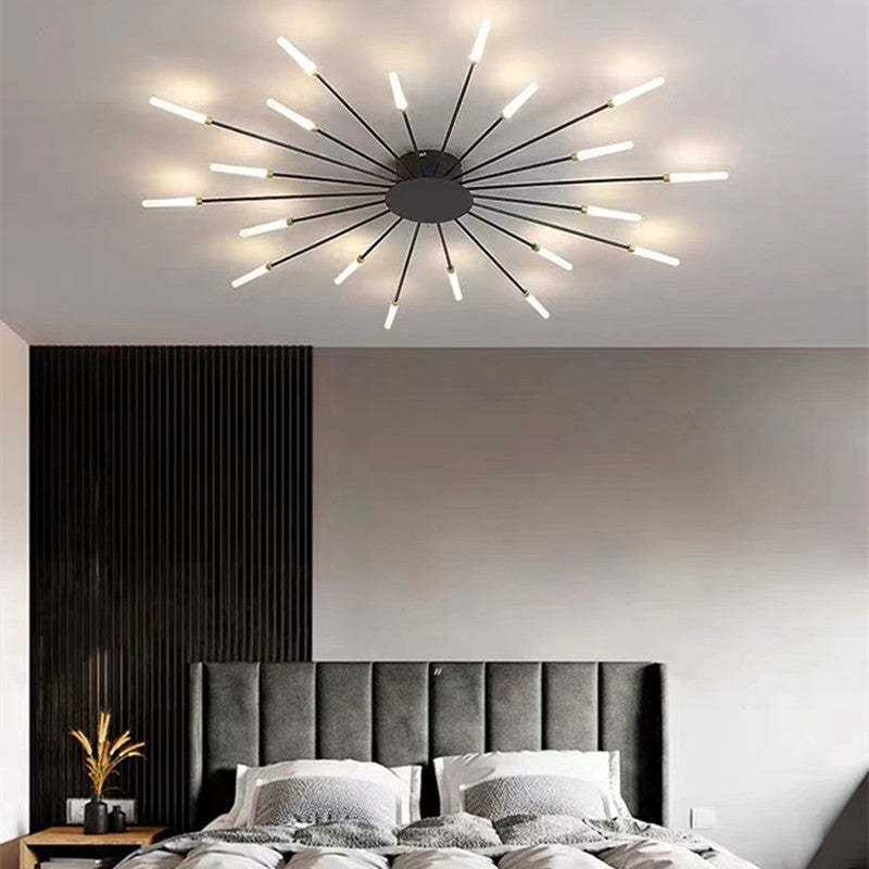 Starburst Radial Flush Mount Ceiling Lamp