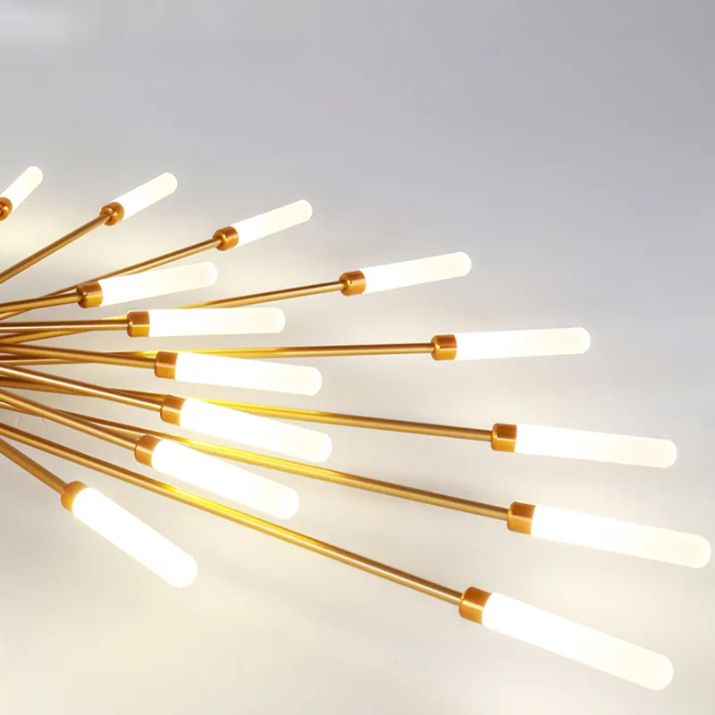 Starburst Radial Flush Mount Ceiling Lamp