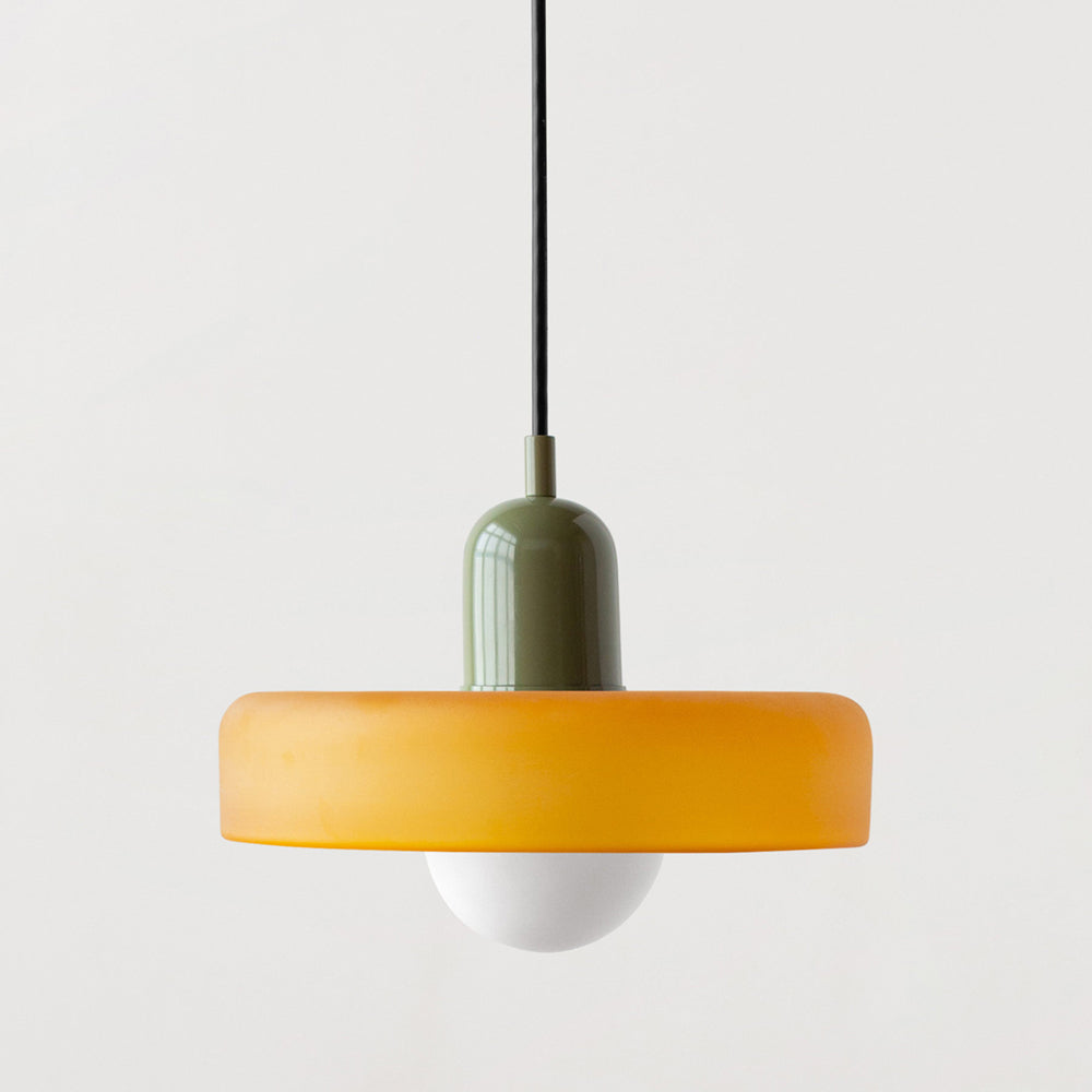 Twin Plate Shade Pendant Ceiling Lamp