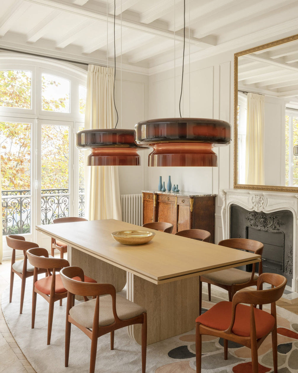 Linear Pendant Ceiling Light Adjustable Height