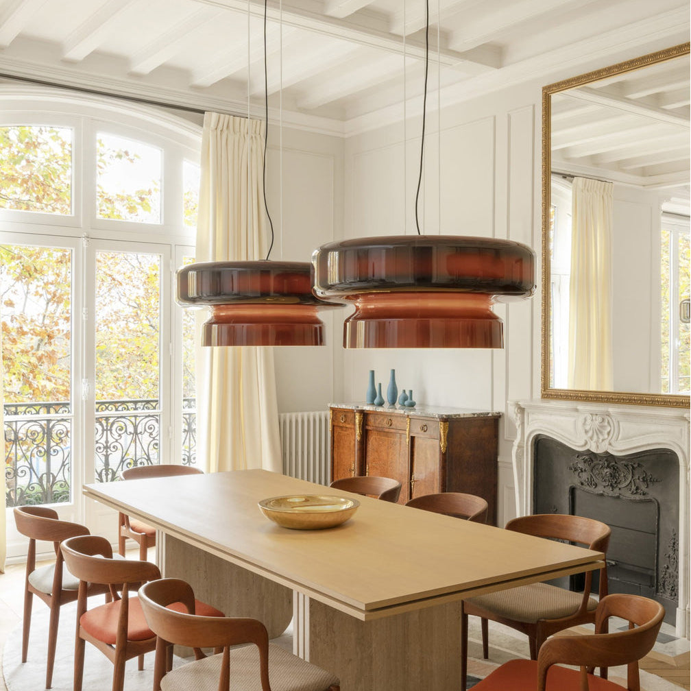 Linear Pendant Ceiling Light Adjustable Height