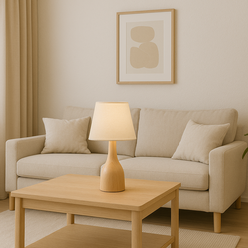 Scandinavian Style Minimalist Table Lamp
