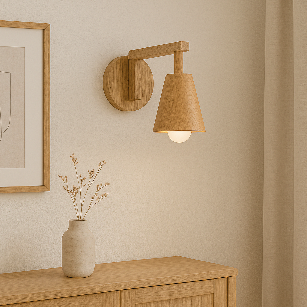 Nordic Oak Wall Light