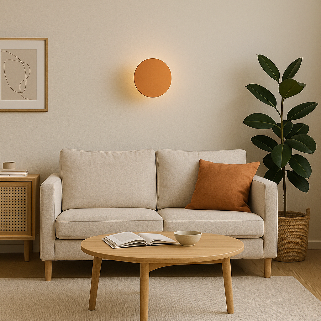 LED Round Flat Wall Light