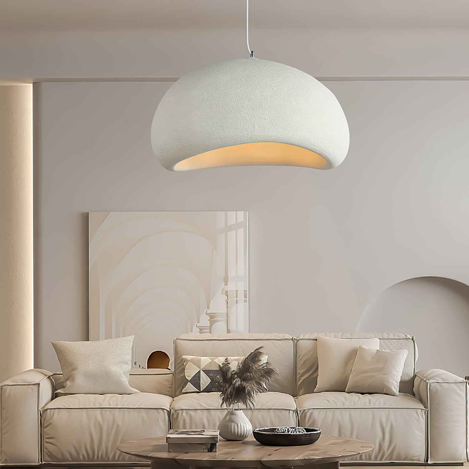 Textured Dome Pendant Ceiling Light