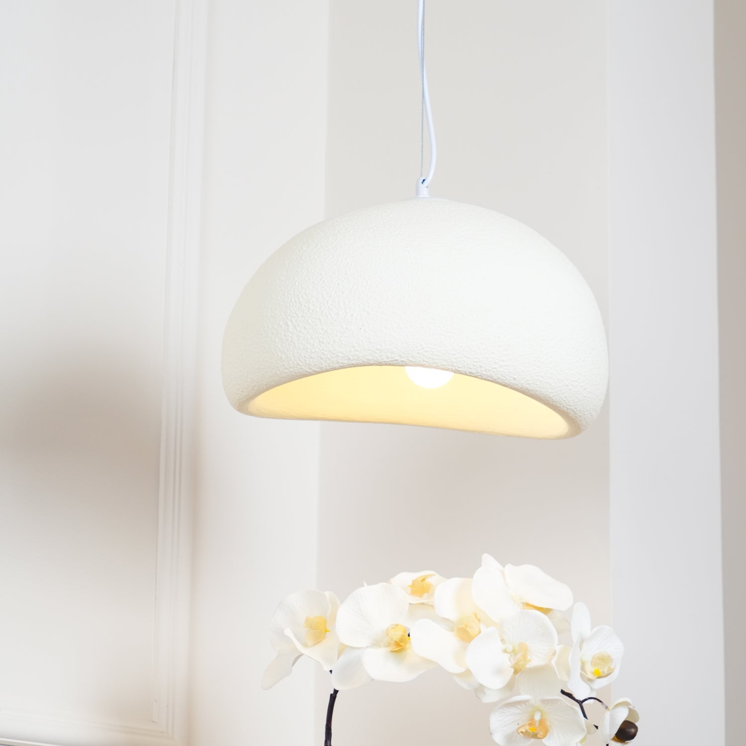 Textured Dome Pendant Ceiling Light